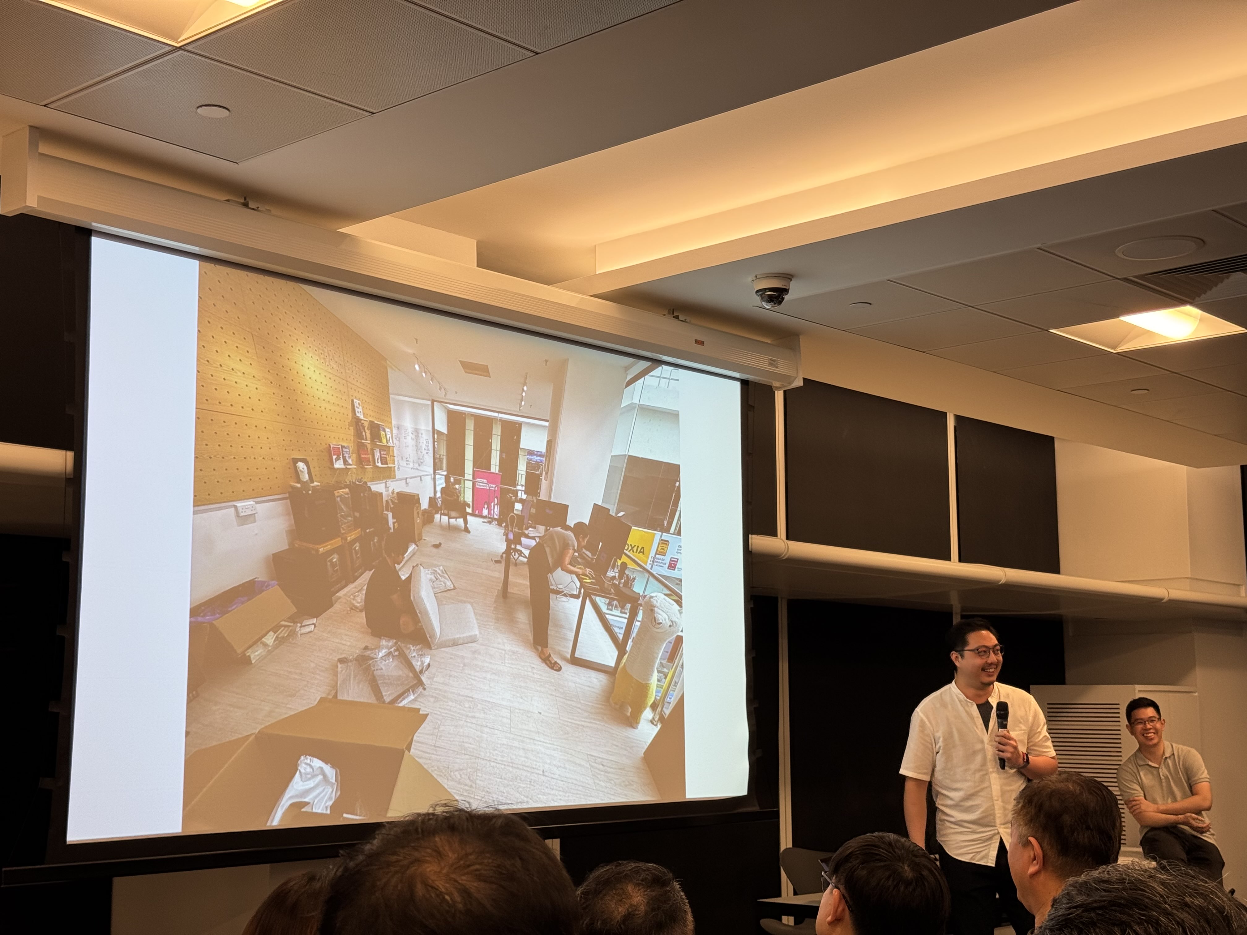 Daniel at Singapore AI Showcase Daniel at Singapore AI Showcase