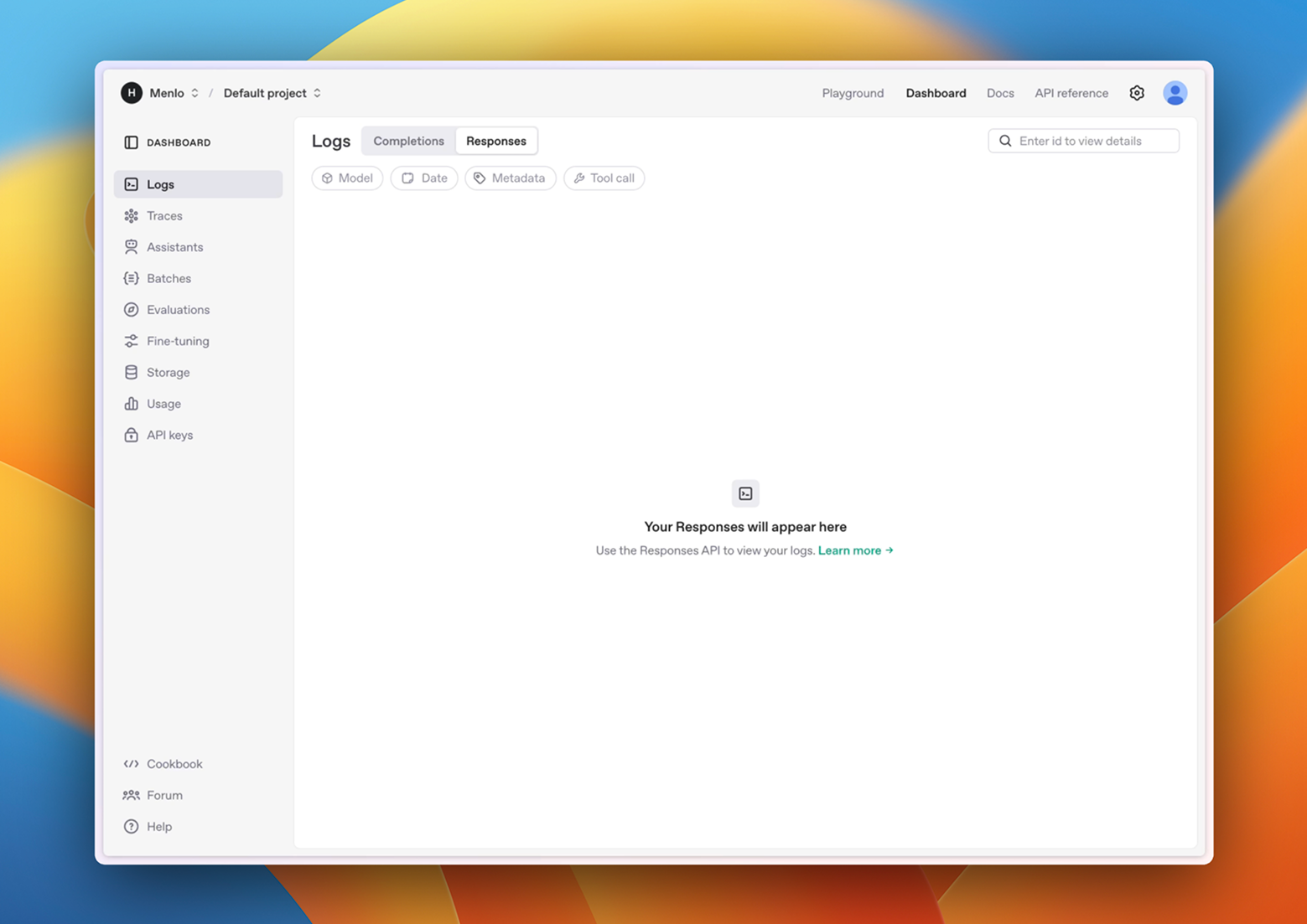 Menlo API Platform