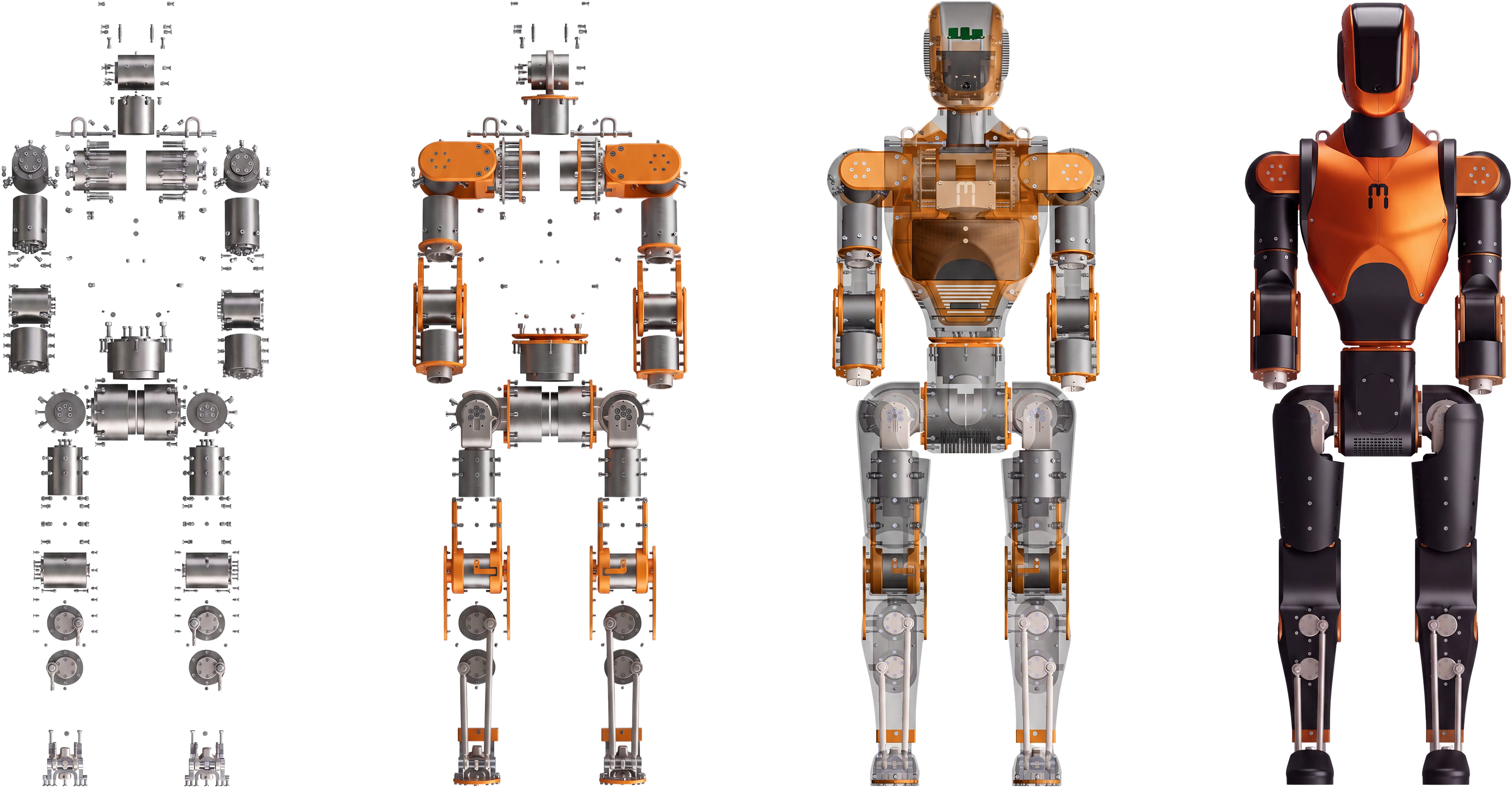 Asimov 1 from a kit of parts to a fully assembled robot